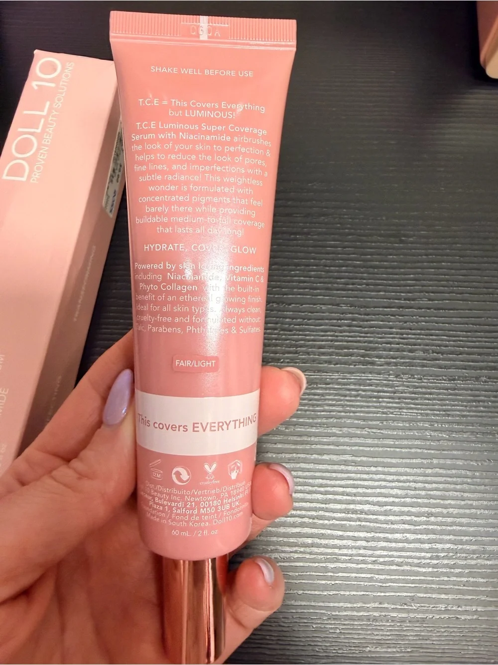 Doll 10 T.C.E Luminous Super Coverage Serum - Light/Fair